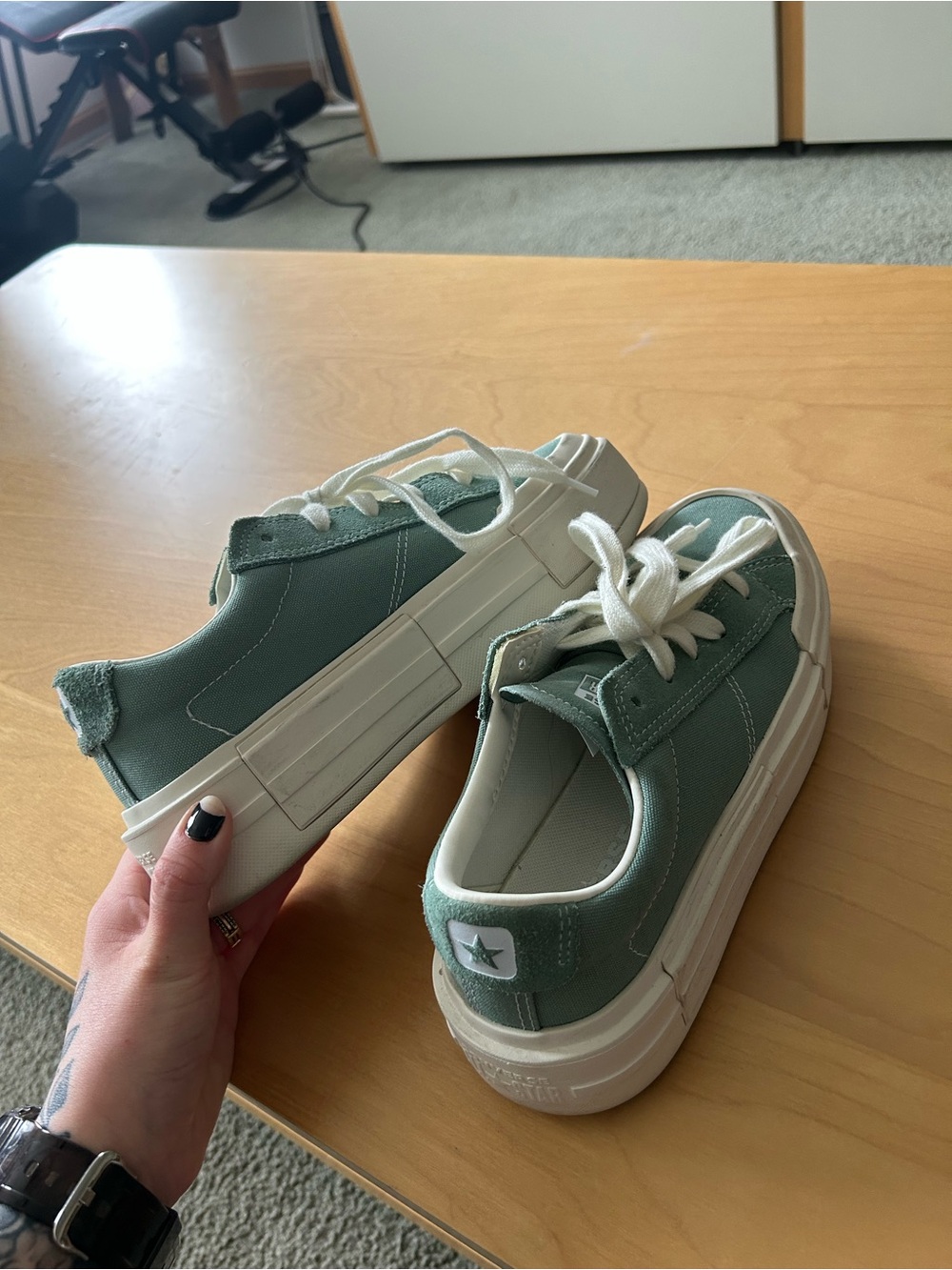 Converse Chunky Blue Sneaker WOMENS 8 - Picture 6 of 8